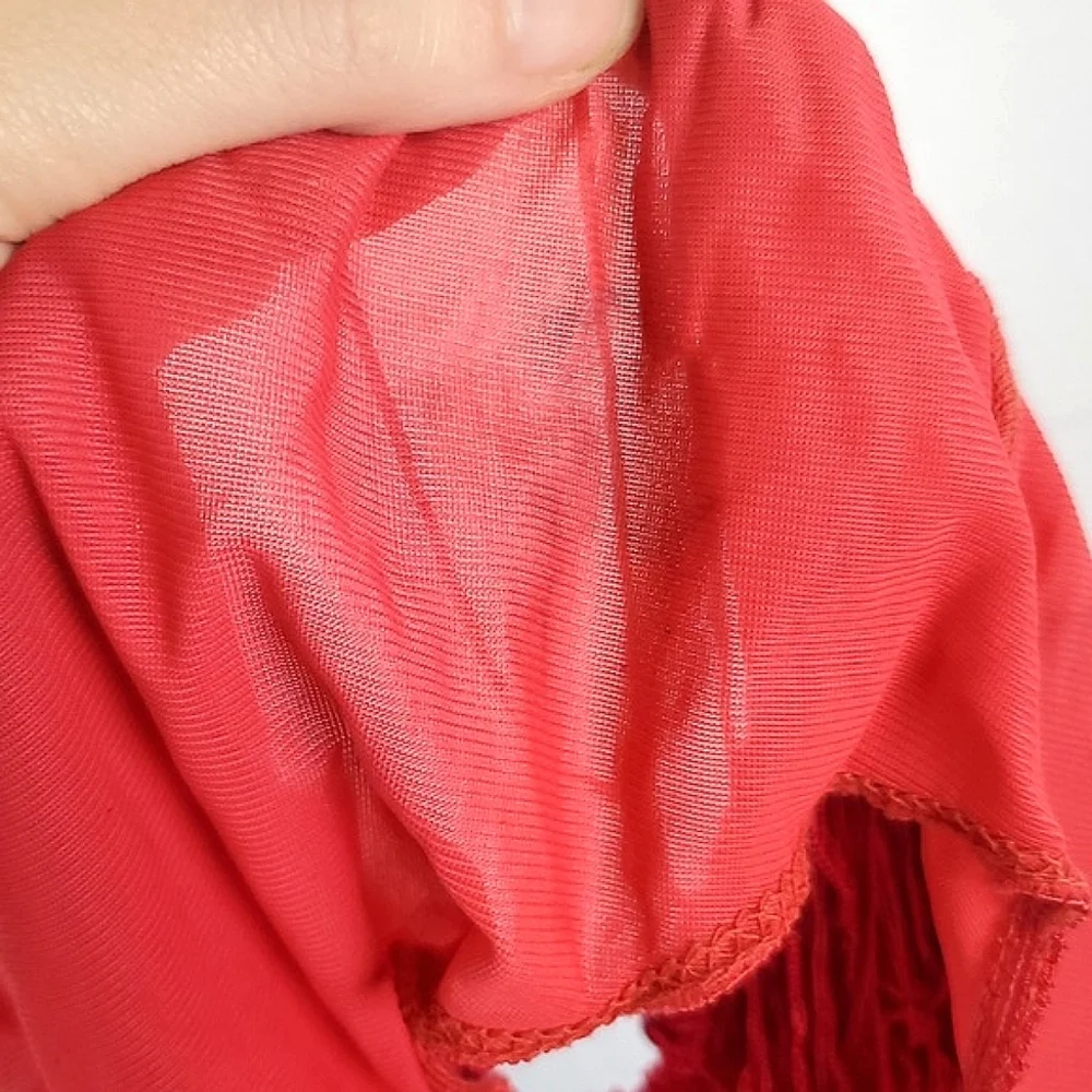 Vintage Red Fringe‎ Matching Boudoir Set